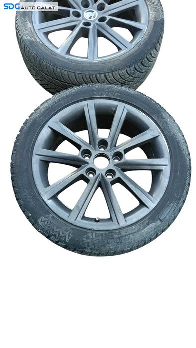 Set 4 Jante Roti Aliaj 225 45 17 R17 7Jx17H2 ET49 Skoda Octavia 3 2013 - 2017 Cod 5E0601025BT 5E0601025BTJX2 [M8153]