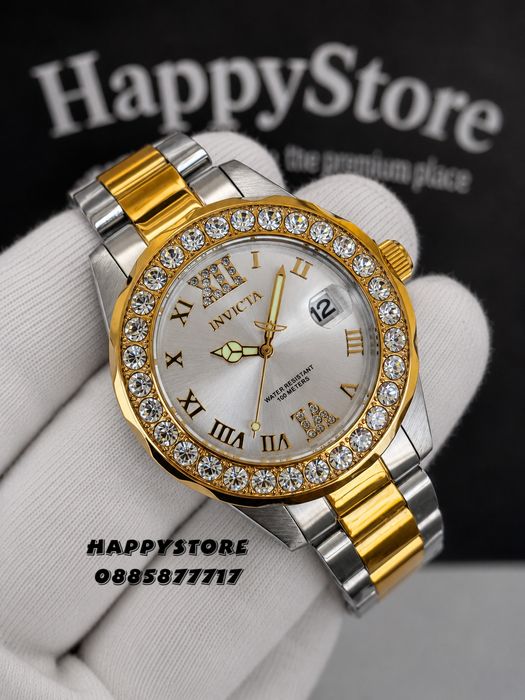 INVICTA Pro Diver silver/gold women 38 mm, Инвикта нов дамски часовник
