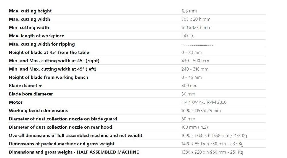 Ferastrau circular radial MAGGI BIG800 NOU!