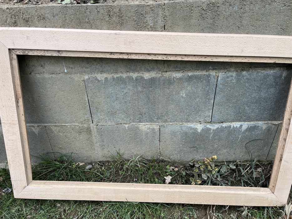 Vand rama tablou din lemn masiv, fag