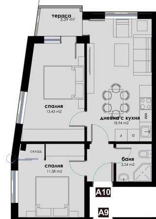 Продава се Тристаен апартамент в Гоце Делчев - 73 кв.м за 1363 €/кв.м - Снимка #2