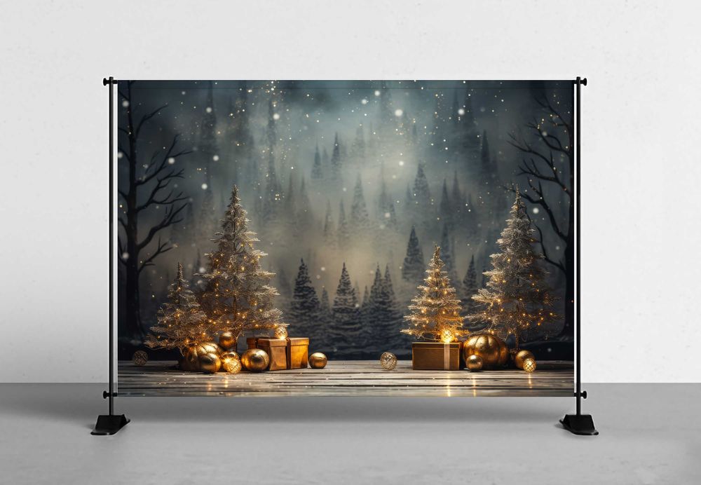 Fundal Foto Textil - Personalizat - Tematica Craciun 2025