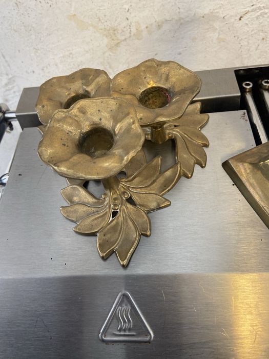 Свещници стари бронз 4 бр