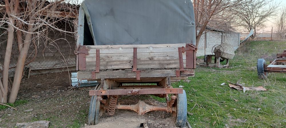 Вагон, УАЗға прицеп, цистерна 2тонна прицепімен