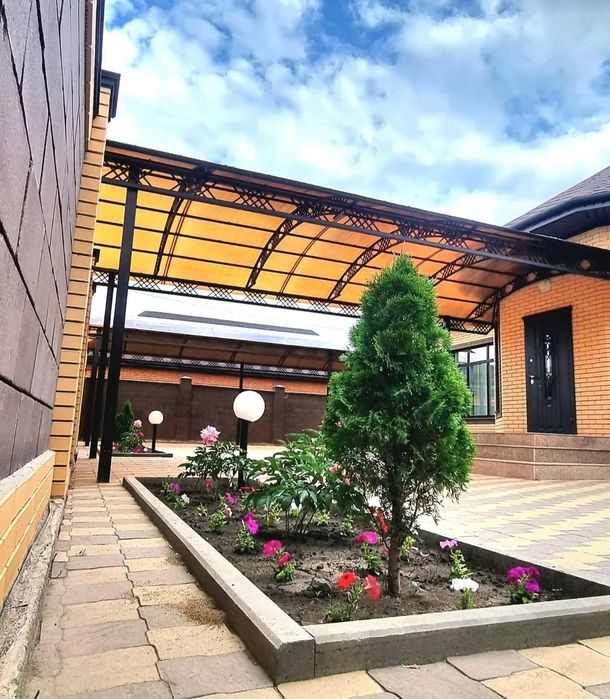 Ворота,Навес, Перила,  Решётки, казерки