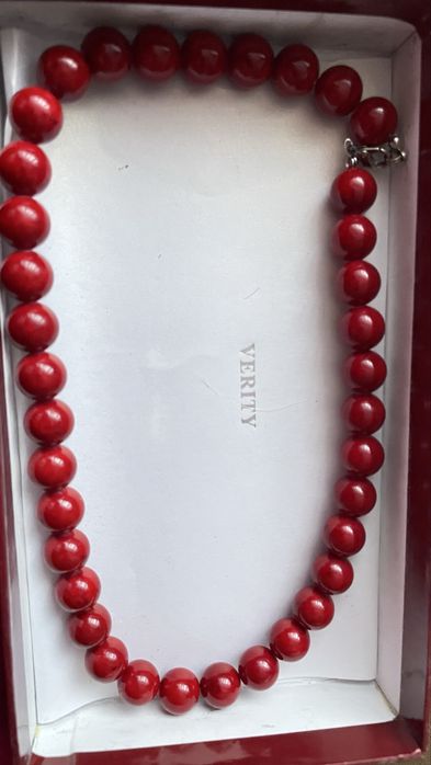 Бусы . Натуральный коралл . 50 см