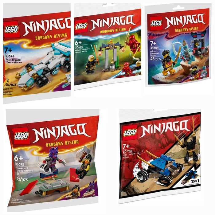 Нови Lego пликчета (polybags) различни модели