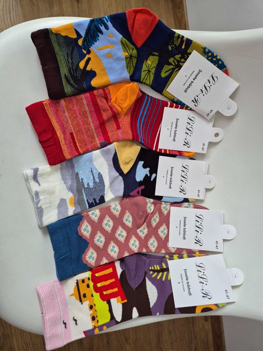 Set șosete colorate bărbați