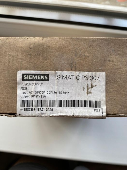 Siemens SIMATIC PS307 24V 5A 6ES7307-1EA01-0AA0 новый