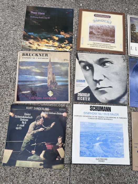 Lot discuri vinil muzică clasică (Bach, Schubert, Brahms, Liszt etc.)