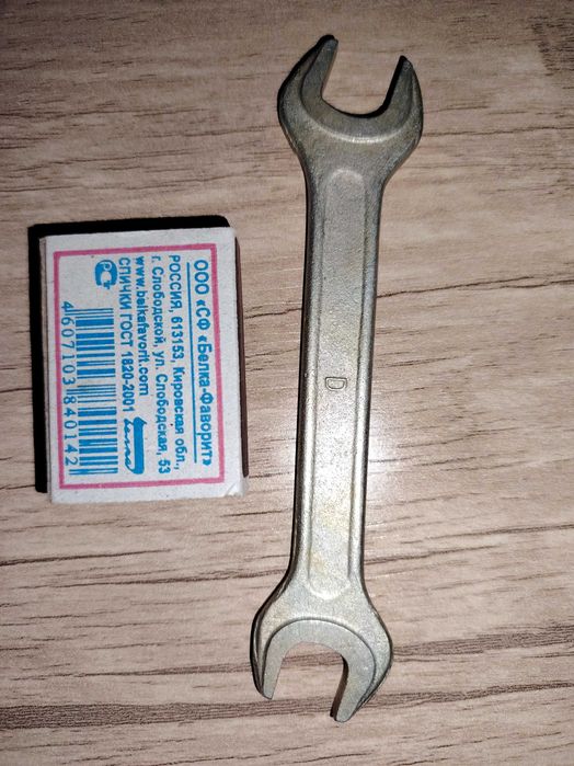 ключ гаечный на 13 14 новый и на 10 12 б/у ссср оригинал