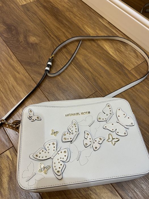 Бяла чанта Michael Kors