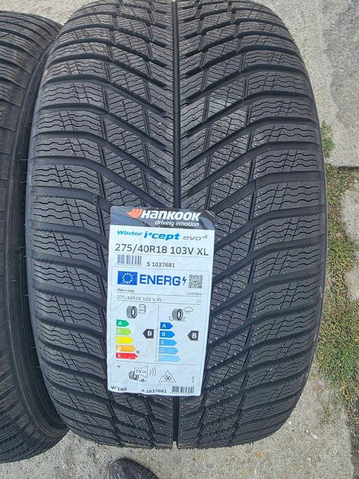 Anvelope noi iarna Hankook 245/45R18 275/40R18 DOT2026 dedicate Mercedes E class sau BMW Seria 5
