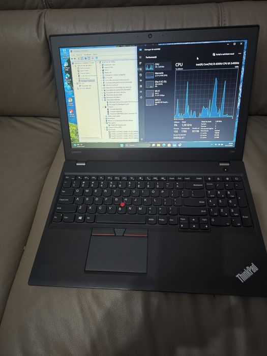 Lenovo T560, i5-6300, ram 12gb, ssd 256gb, bat 3h