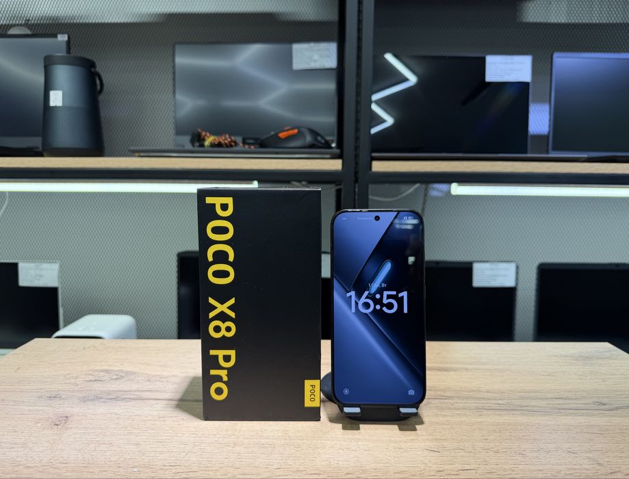 Poco X8 Pro, 12/512 GB, Black, аккум 6500 мАч, 2332/А10