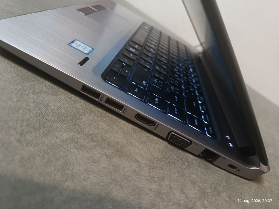 HP ProBook 430 G3 | Intel Core i3 (Gen 6) | Dual Storage (SSD M.2  256GB + HDD 1TB) | Tastatură Iluminată | Slim