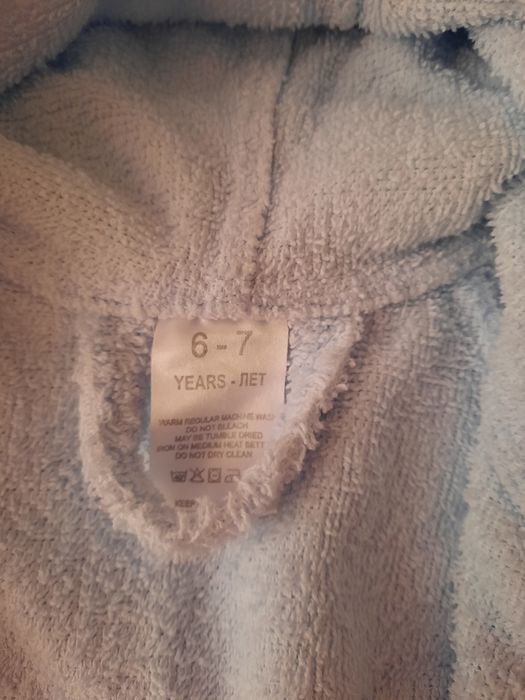 Халат махровый на 6-8 лет