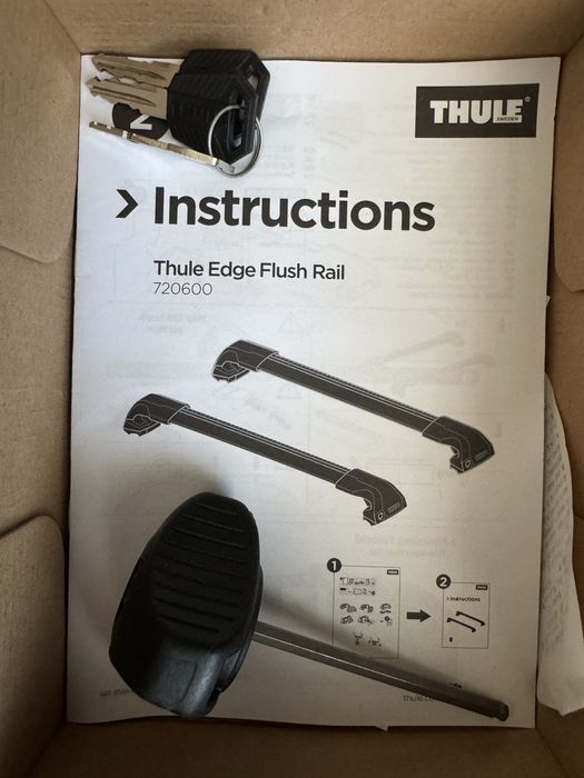 Thule WingBar Edge греди за Volvo V60 / V40 CC (Flush Rail)