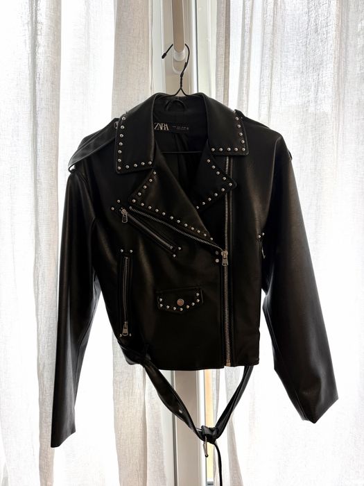 Яке от еко кожа Zara