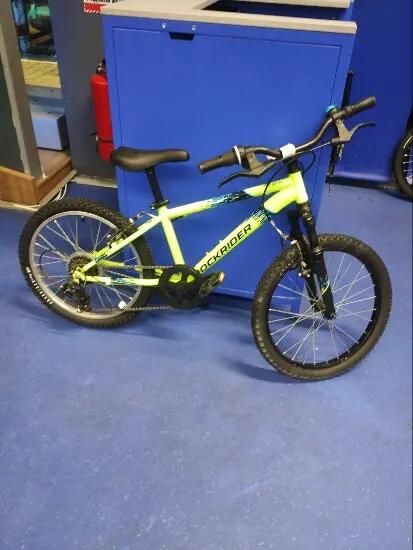 Bicicletă Mtb Rockrider St500 20" Galben fluo - (SecondHand) Decathlon