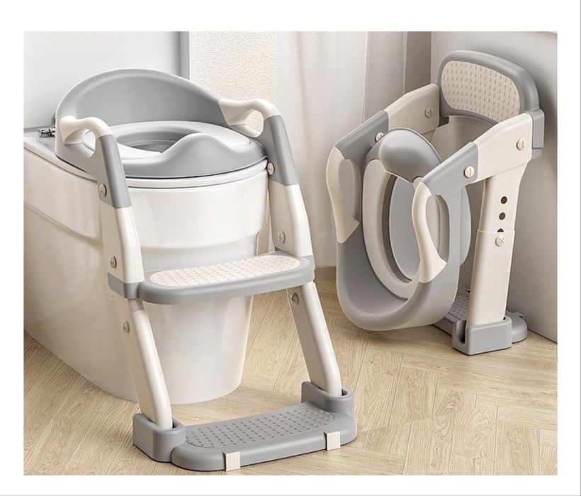 Детский сиденья на унитаз с лестницей