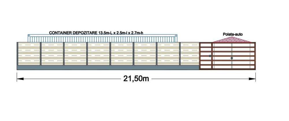 Teren 142mp cu Container – Utilități Oraș – Ideal Depozitare/Weekend