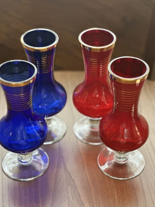 Вазы (парные вазы)  Богемия