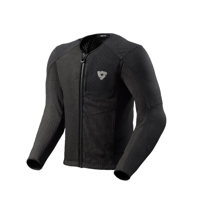 Geaca moto cu protectie din mesh REVIT-NUCLEUS · NEGRU