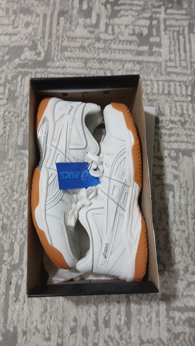 Кроссовки Asics Gel-Rocket 10 (Белые, дышащие)