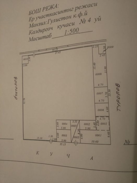 Пустой участок. Буш ер сотилади.
