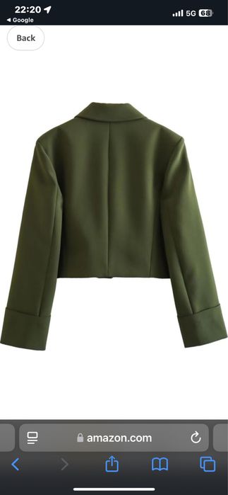 Пиджак укороченный Zara новый