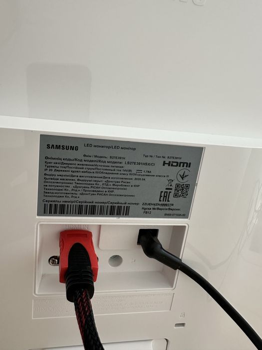 Монитор Samsung 27” S27E391H