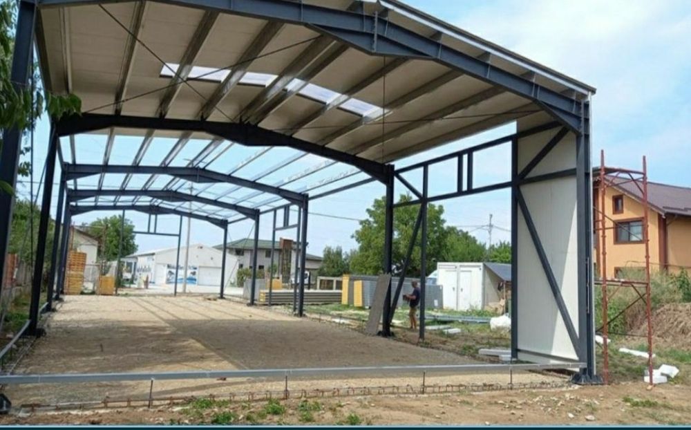 Vând hale metalice lucrăm fără avans Asiguram si montaj