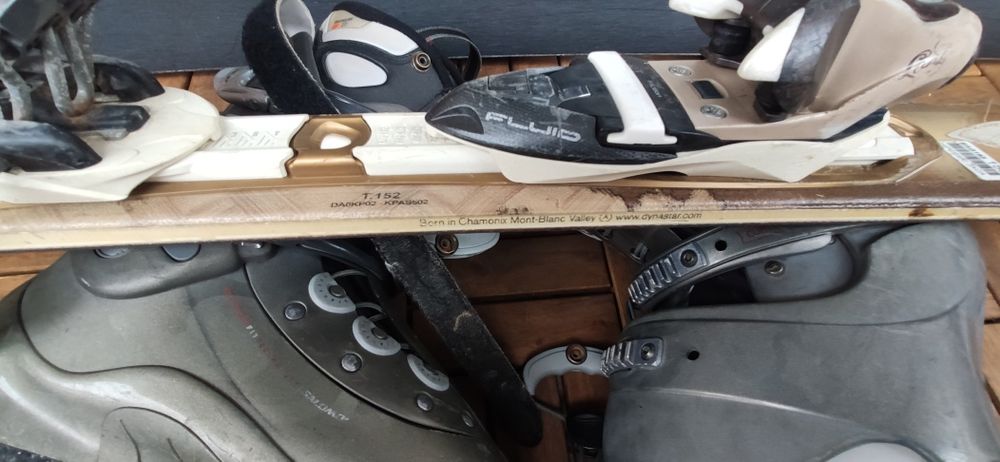 Schiuri Dynastar Exclusive 150cm cu lagaturi si clapari + bete ski
