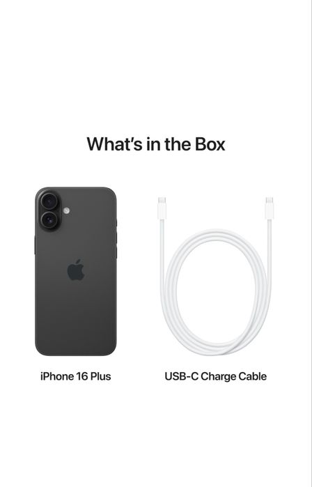 Iphone 16 plus negru