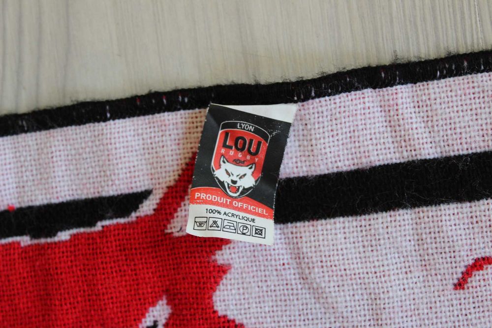 Fular LOU LYON RUGBY 1896, produs oficial, Franta