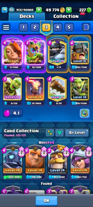 Акаунт клеш рояль