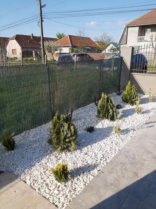 Spartură de Marmură Albă,Piatră Naturală pentru  Decor ,Peisagistică