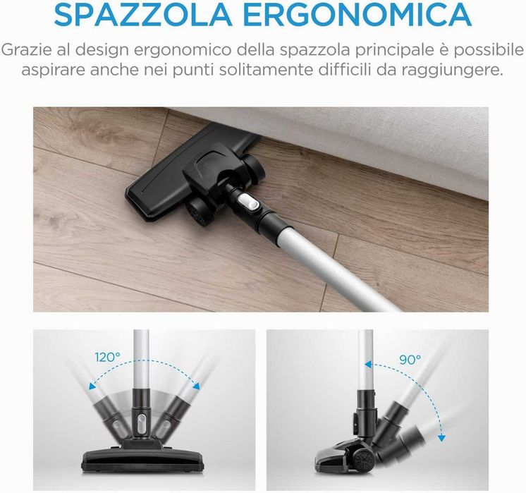 Вертикална Прахосмукачка Midea MCS2045BR, 450W, Лека и Удобна