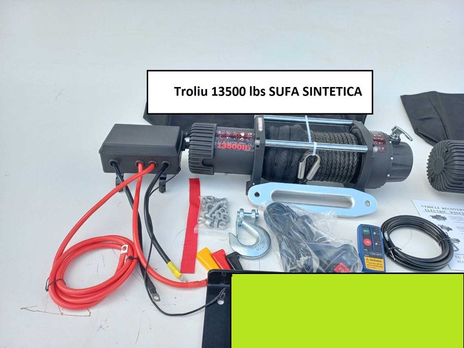 Troliu 13500 lb ,6.2 tone,NOU,Factura si garantie HUSA cadou,Transport