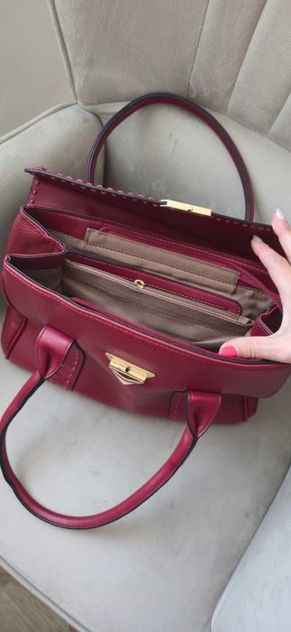 Дамска чанта бордо