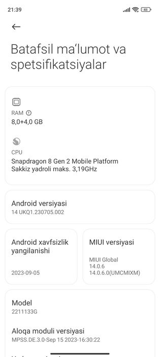 Xiaomi 13 ideal 256 GB