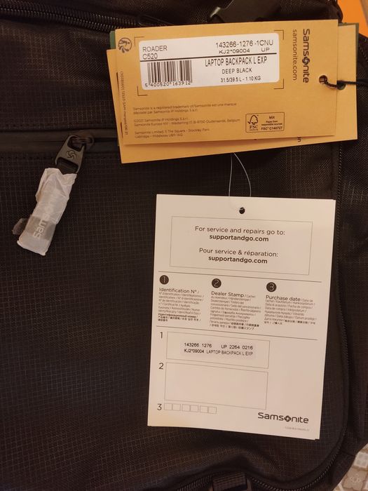 Ghiozdan rucsac laptop samsonite roader L expandabil