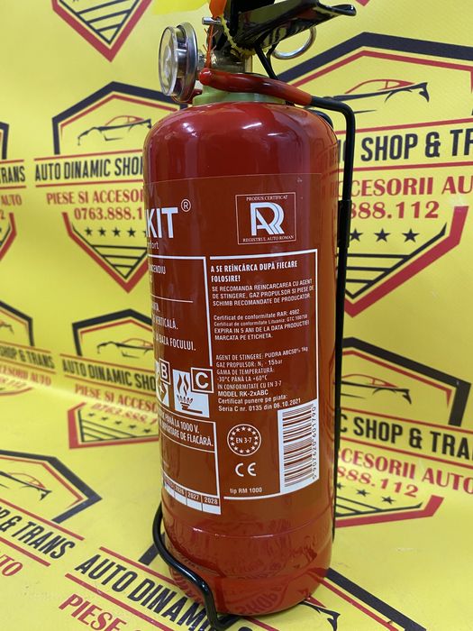 SET trusa medicala auto valabila 2030 +Extinctor stingator P1 1kg 2029