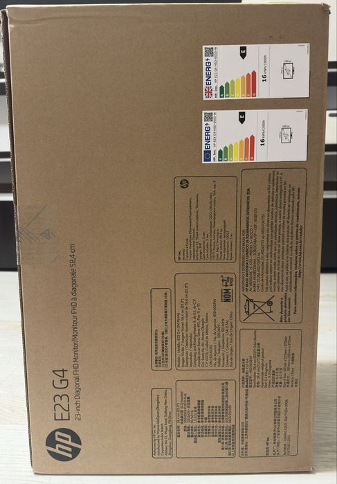 MONITOARE HP E23 G4 FHD Noi, Sigilate , In cutia originala