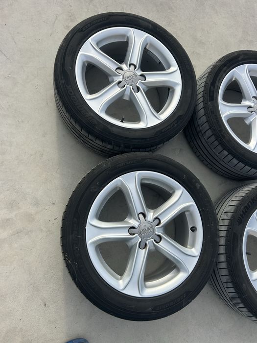 Jante audi 17 ,5x112 cu anvelope vara 225/50/17