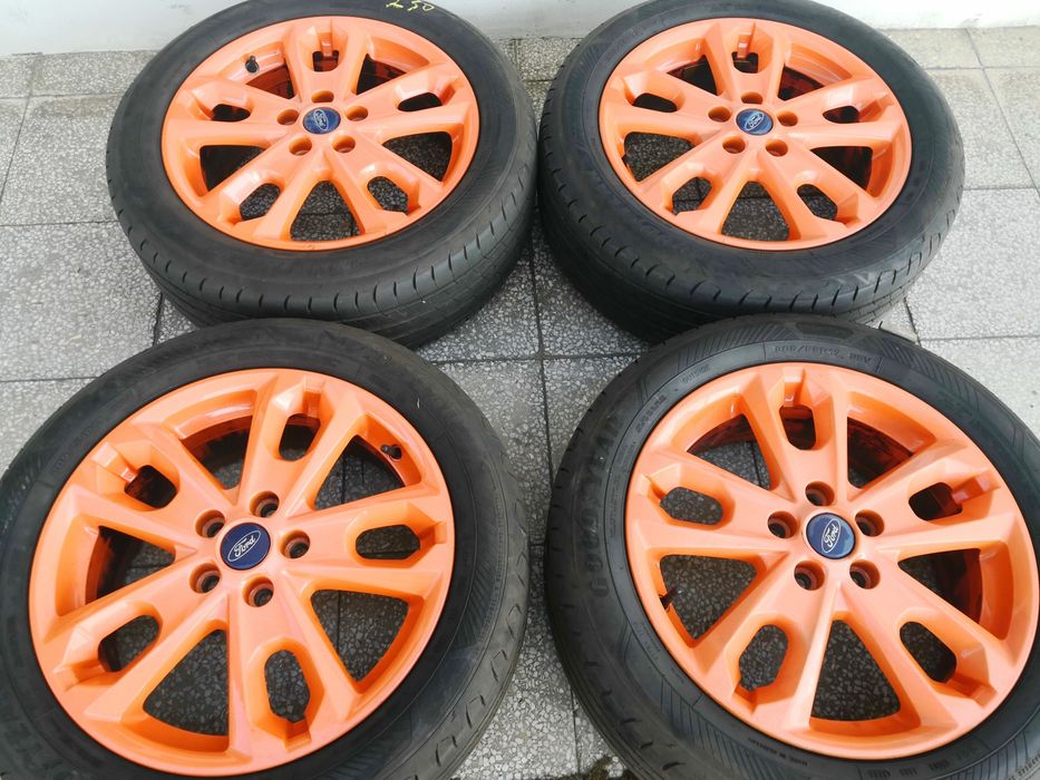 5х108 Форд торнео Ford torneo 5x108 17 цола джанти с датчици гуми 205 55 17 Goodyear