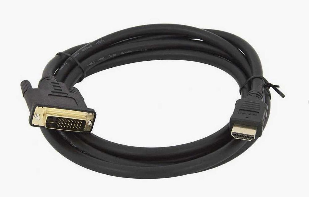 Кабель HDMI DVI 24+1 для мониторов 1,5м доставка