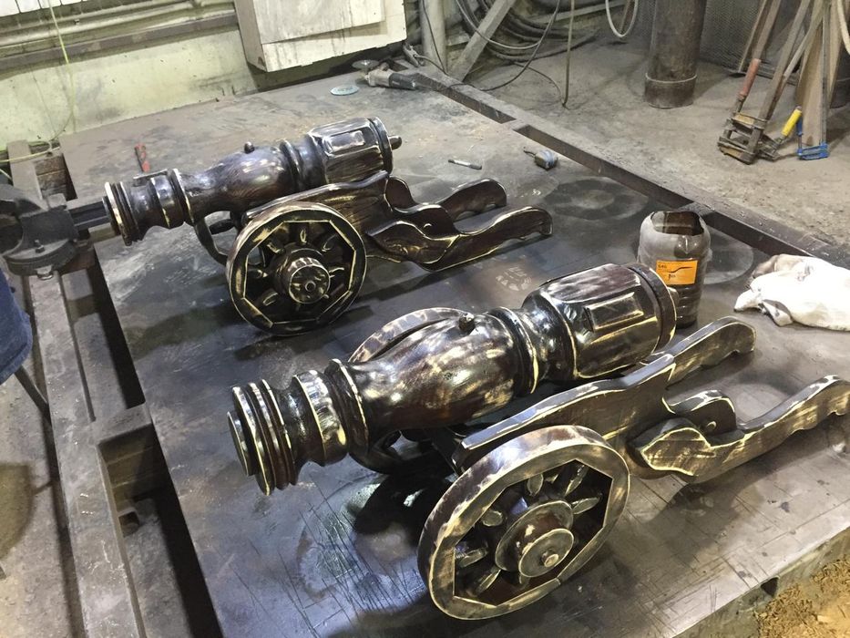 Деревянные пушки