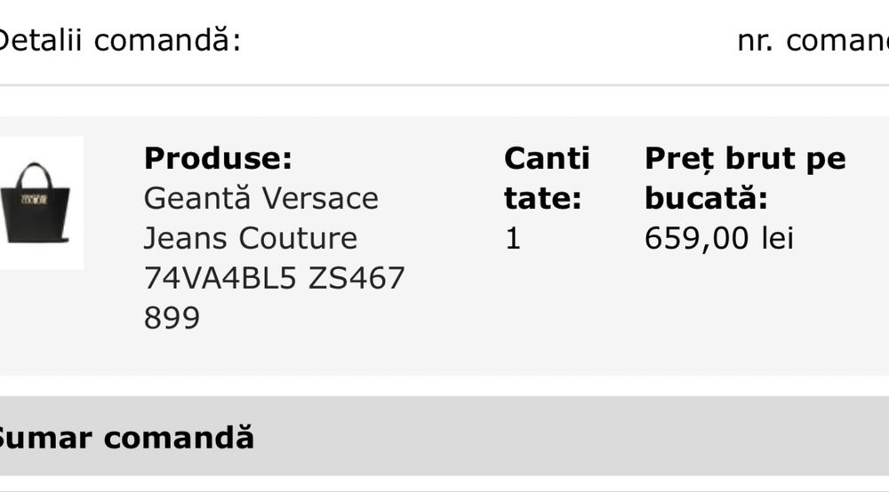 Geanta Originala Versace